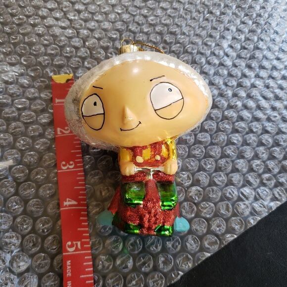 Glass Stewie Ornament - Picture 5 of 5